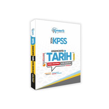 2024 KPSS Tarih Konu Anlatımlı Dijital Çözümlü Soru Bankası - Anamorfik Yayınları