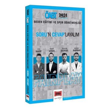 2024 ÖABT Beden Eğitimi ve Spor Öğretmenliği Fairplay Sorun Cevaplayalım Yargı Yayınları
