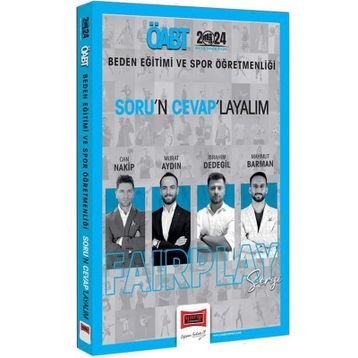 2024 ÖABT Beden Eğitimi ve Spor Öğretmenliği Fairplay Sorun Cevaplayalım Yargı Yayınları