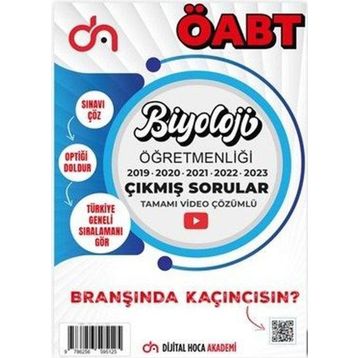 2024 ÖABT Biyoloji Öğretmenliği Son Beş Yıl Çıkmış Sorular Tamamı Video Çözümlü - Dijital Hoca