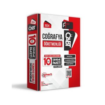 2024 ÖABT Coğrafya Öğretmenliği 10'lu Paket Deneme D. Çözümlü TG - Anamorfik Yayınları