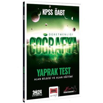 2024 ÖABT Coğrafya Öğretmenliği Yaprak Test Yargı Yayınları