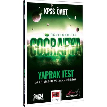 2024 ÖABT Coğrafya Öğretmenliği Yaprak Test Yargı Yayınları