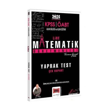 2024 ÖABT Lise Matematik Öğretmenliği Yaprak Test Yargı Yayınları