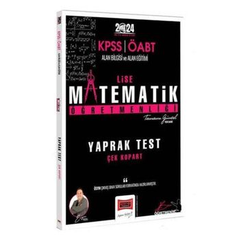 2024 ÖABT Lise Matematik Öğretmenliği Yaprak Test Yargı Yayınları