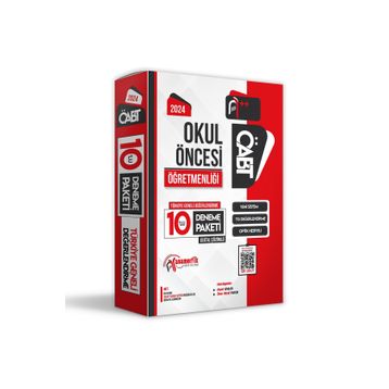 2024 ÖABT Okul Öncesi Öğretmenliği 10'lu Dijital Çözümlü Paket Deneme TG - Anamorfik Yayınları