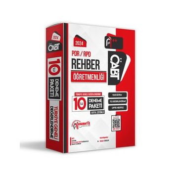 2024 ÖABT PDR-RPD Rehber Öğretmenliği 10'lu Dijital Çözümlü Deneme Anamorfik Yayınları
