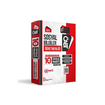 2024 ÖABT Sosyal Bilgiler Öğretmenliği 10'lu Dijital Çözümlü Paket Deneme Anamorfik Yayınları