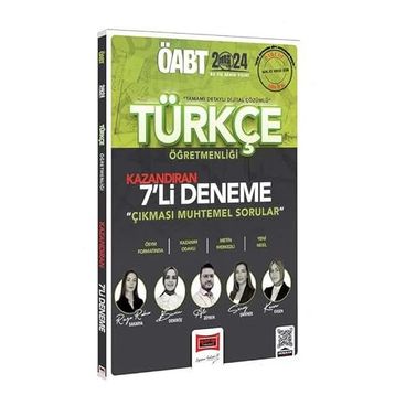 2024 ÖABT Türkçe Öğretmenliği Kazandıran 7 Deneme Yargı Yayınları