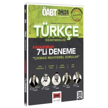 2024 ÖABT Türkçe Öğretmenliği Kazandıran 7 Deneme Yargı Yayınları