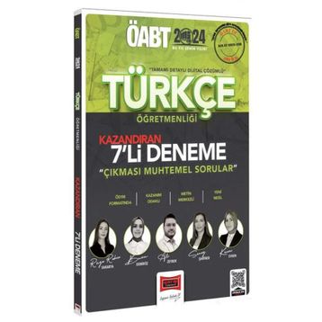 2024 ÖABT Türkçe Öğretmenliği Kazandıran 7 Deneme Yargı Yayınları