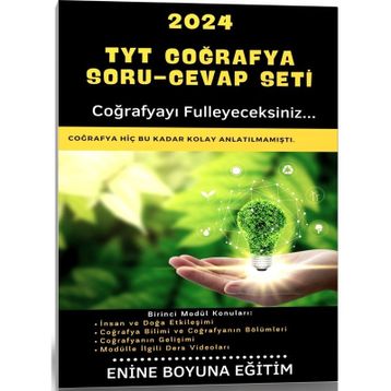 2024 Tyt Coğrafya Modüler Kitap Seti