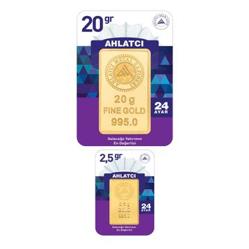 22.5 gr 24 Ayar Külçe Altın