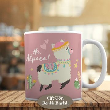 23-2147885669 Mutlu Sevimli Alpaca Kupa Bardak