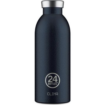 24 Bottles 500 ml Lacivert Clima Bottle Rustic Deep Blue Paslanmaz Çelik Termos