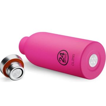 24 Bottles 500 ml Pembe Clima Bottle Passion Pink Paslanmaz Çelik Termos