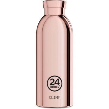 24 Bottles 500 ml Pembe Clima Bottle Rose Gold Paslanmaz Çelik Termos