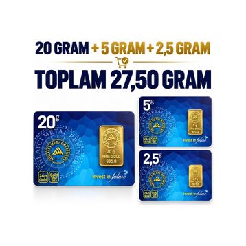 27.5 gr 24 Ayar Külçe Altın