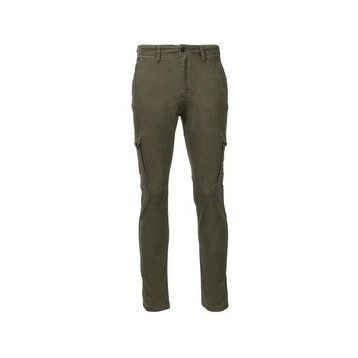 2AS 2ASCAR004 Patiga Cargo Gabardin Yeşil Erkek Pantolon