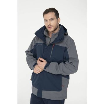 2AS Elbruz 3in1 Black Erkek Ceket