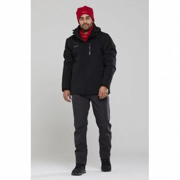 2AS Elbruz 3in1 Siyah Erkek Ceket