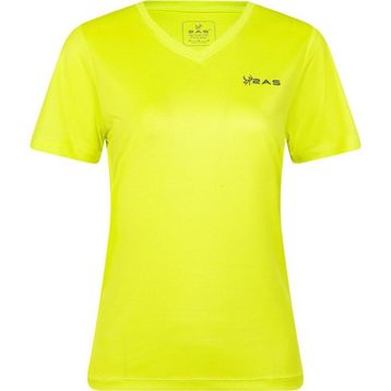 2AS Freda V Yaka Neon Yeşili Kadın Tişört