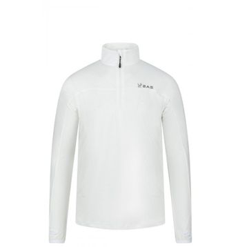 2AS Kolima Yarım Fermuarlı Beyaz Sweatshirt