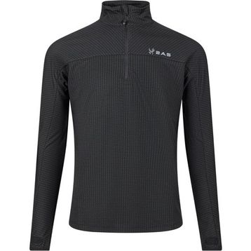 2AS Kolima Yarım Fermuarlı Siyah Sweatshirt