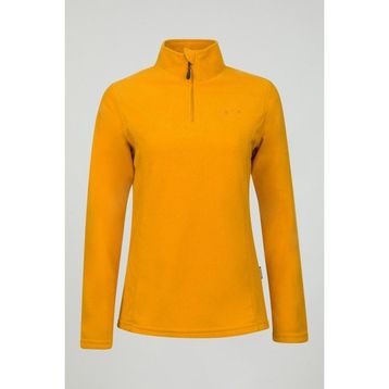 2AS Pinna Yarım Fermuarlı Koyu Sarı Polar Kadın Sweatshirt
