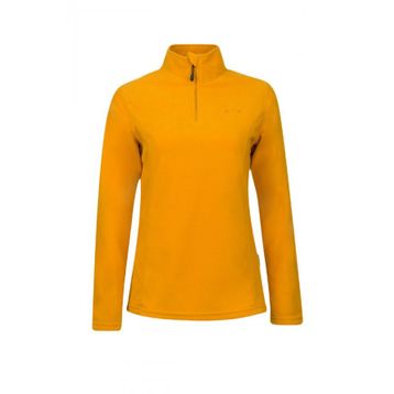 2AS Pinna Yarım Fermuarlı Koyu Sarı Polar Kadın Sweatshirt