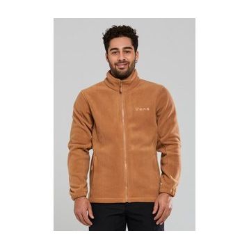 2AS Salmon Camel Tam Fermuarlı Erkek Polar