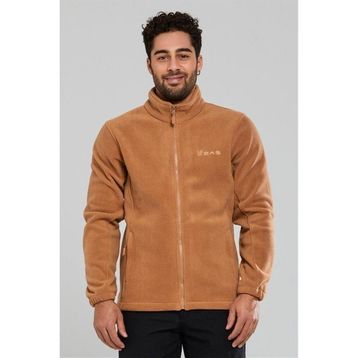 2AS Salmon Camel Tam Fermuarlı Erkek Polar