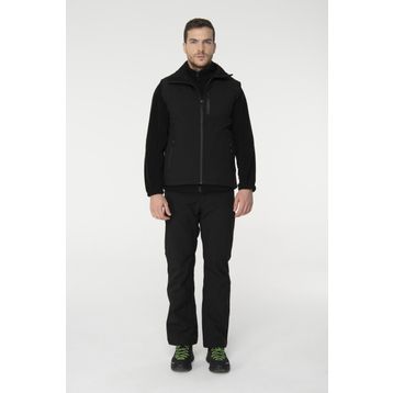 2AS Samana Siyah Softshell Unisex Yelek