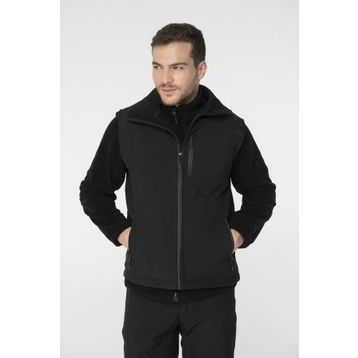 2AS Samana Siyah Softshell Unisex Yelek