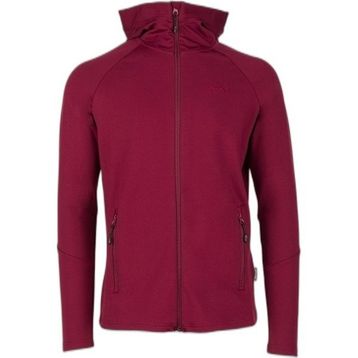 2AS Selenge Bordo Fermuarlı Kapşonlu Sweatshirt