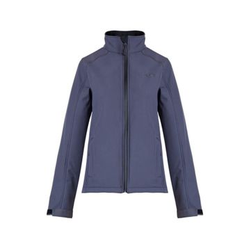 2AS Splint Koyu Gri Kadın Softshell Mont