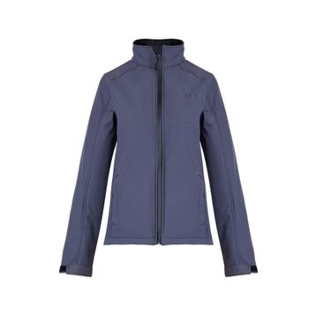 2AS Splint Koyu Gri Kadın Softshell Mont
