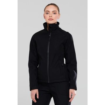2AS Splint Koyu Gri Kadın Softshell Mont