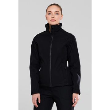 2AS Splint Siyah Kadın Softshell Mont