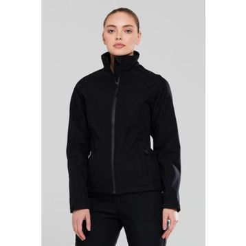 2AS Splint Siyah Kadın Softshell Mont