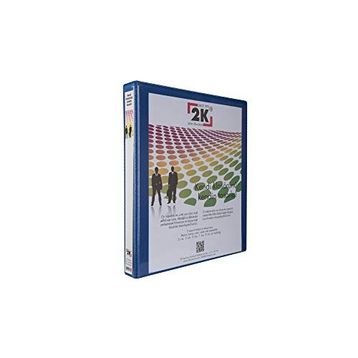 2K 03-2D-M 2 Halka D Mekanizmalı Kutu İçi Mavi 3 cm 16 Adet Klasör