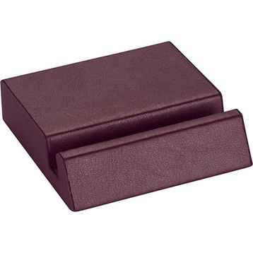 2K Bordo Suni Deri Telefon Tutucu Kartvizitlik