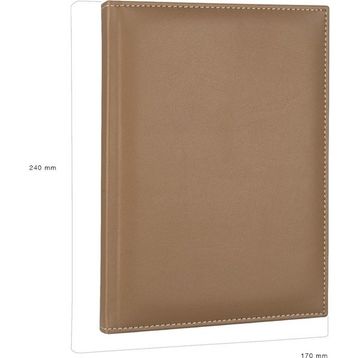 2K Diplomat 17x24 cm Vizon Düz Defter