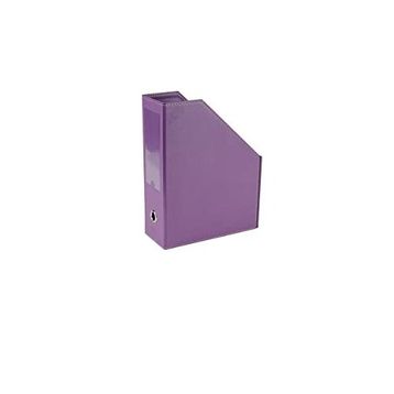 2K Lila 23x30x9 cm Suni Deri Masa Üstü Magazinlik