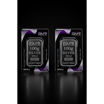 2X100 gr Külçe Gümüş