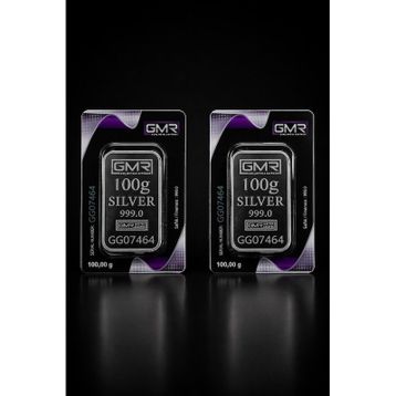2X100 gr Külçe Gümüş