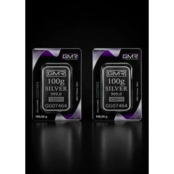 2X100 gr Külçe Gümüş