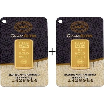 2X5 gr 24 Ayar Külçe Altın