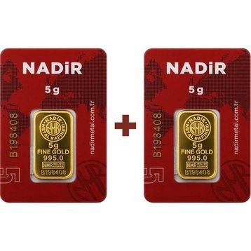 2X5 gr 24 Ayar Külçe Altın