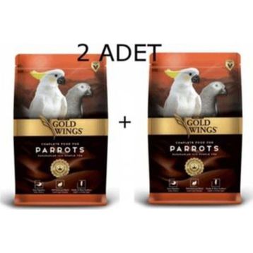 2x750 gr Gold Wings Jako Papağan Yemi